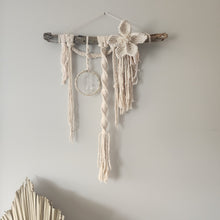 Load image into Gallery viewer, FLORAL SUNCATCHER MACRAME WALLHANGING
