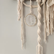 Load image into Gallery viewer, FLORAL SUNCATCHER MACRAME WALLHANGING