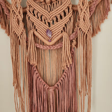 Load image into Gallery viewer, ROSEY BOHEMIAN DREAM MACRAME WALLHANGING