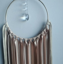 Load image into Gallery viewer, Chainlink Shimmer Gold Teardrop Suncatcher