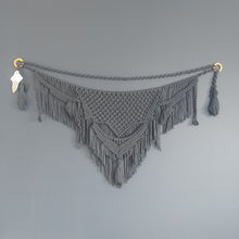 Load image into Gallery viewer, TASSELS ON TASSELS MACRAME WALL HANGING