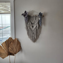 Load image into Gallery viewer, LOTS OF KNOTS FLORAL MACRAME WALLHANGING