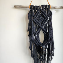 Load image into Gallery viewer, CHUNKY TOURMALINE MACRAME WALL HANGING