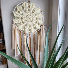 Load image into Gallery viewer, Crochet Snowflake Doily Mobile