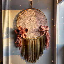 Load image into Gallery viewer, HELLO SPRING CROCHET/MACRAME MOBILE