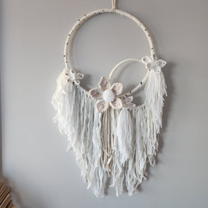 Flowers Need Time To Bloom Macrame Mobile