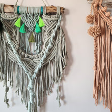 Load image into Gallery viewer, SUNSETS &amp; PALMTREES MACRAME WALL HANGING