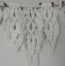 Load image into Gallery viewer, Feather Macrame Wall Hanging