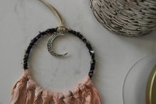 Load image into Gallery viewer, Mini Crescent Peach &amp; Navy Mobile