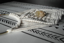 Load image into Gallery viewer, Raw Natural Citrine Macrame