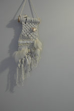 Load image into Gallery viewer, Peach Stilbite Handwoven Macrame Hanging