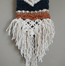 Load image into Gallery viewer, Emjay&#39;s Rustic Navy Mini Weaving