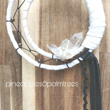 Load image into Gallery viewer, Mini Quartz Leather Crescent Moon