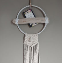 Load image into Gallery viewer, White Leather Drift Macrame