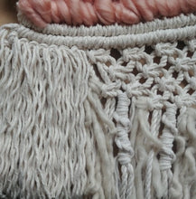 Load image into Gallery viewer, Peachy Macrame Woven Weaving