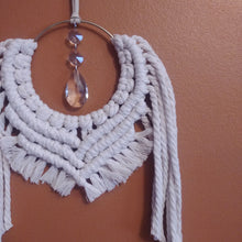 Load image into Gallery viewer, MADE TO ORDER**Mini Sun Catcher Macrame Wall Hanging