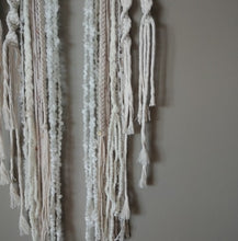 Load image into Gallery viewer, Peaceful Rose Quartz Macrame Mobile