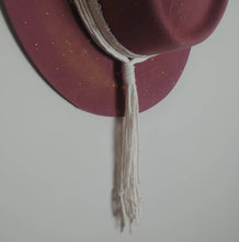 Load image into Gallery viewer, BOHEMIAN DOUBLE WHITE HAT HANGER